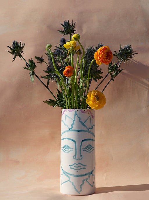 BLUE SUN - CERAMIC VASE