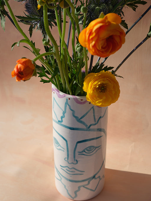 BLUE SUN - CERAMIC VASE