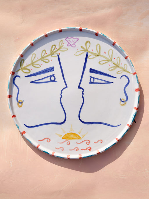 GAZE IV - CERAMIC PLATTER