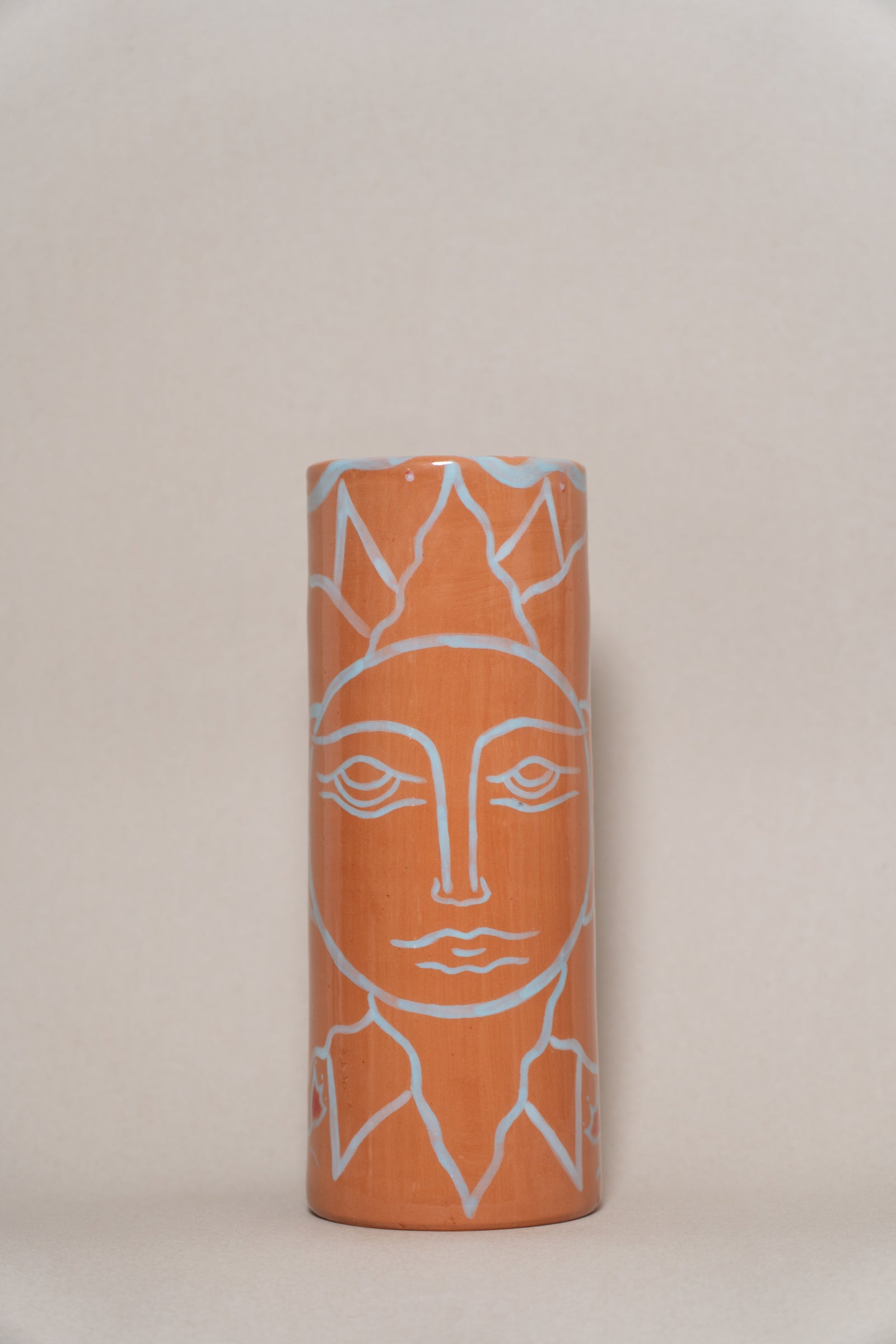 THE SUN - TERACOTTA CERAMIC VASE