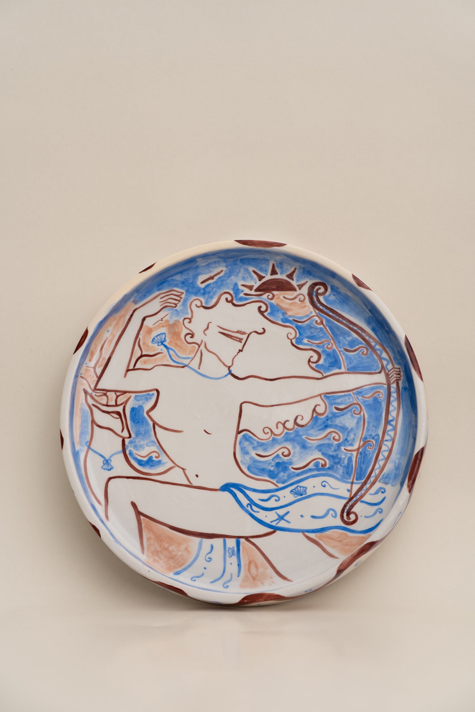 THE HUNTRESS - CERAMIC PLATTER