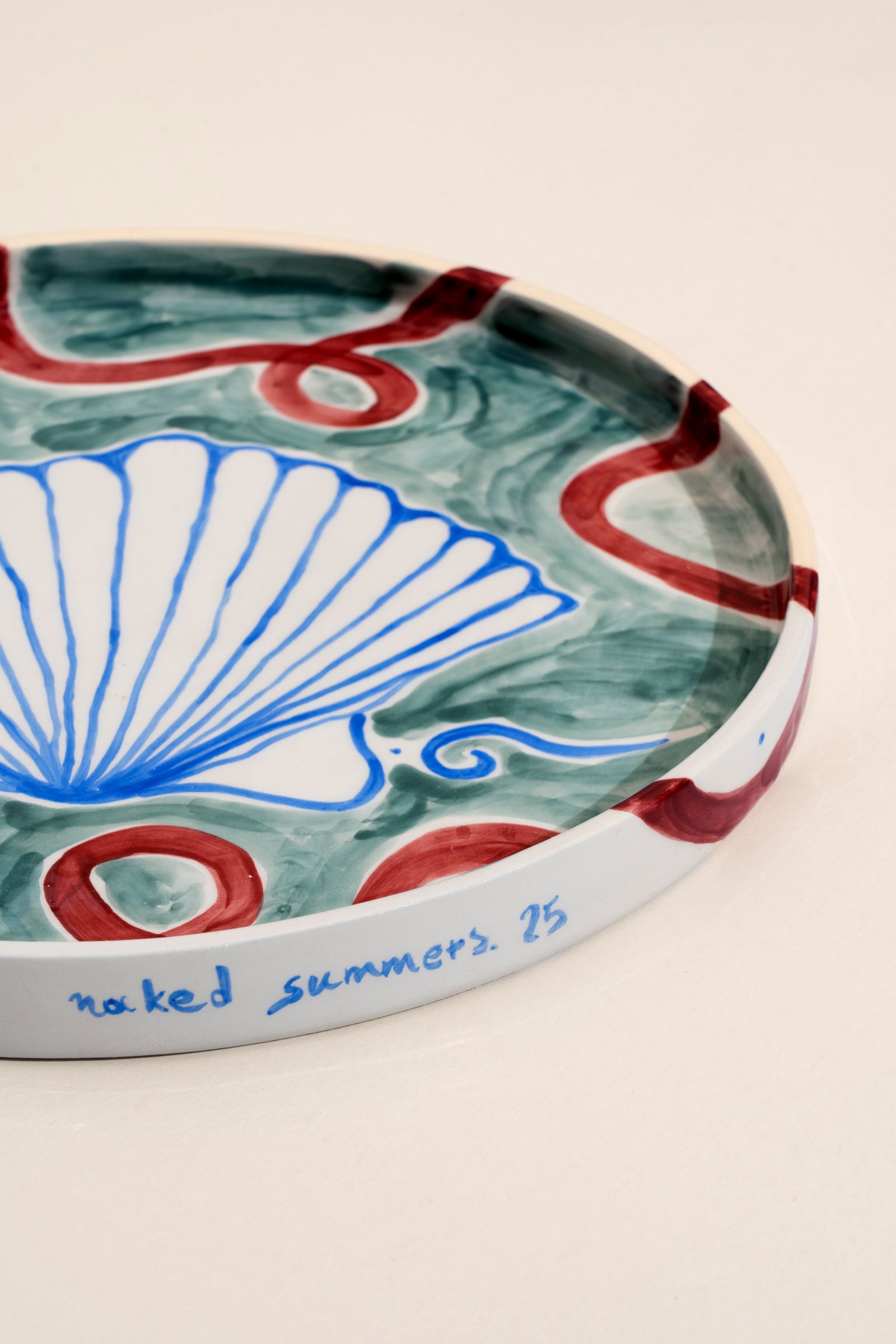 SCALLOP - CERAMIC PLATTER