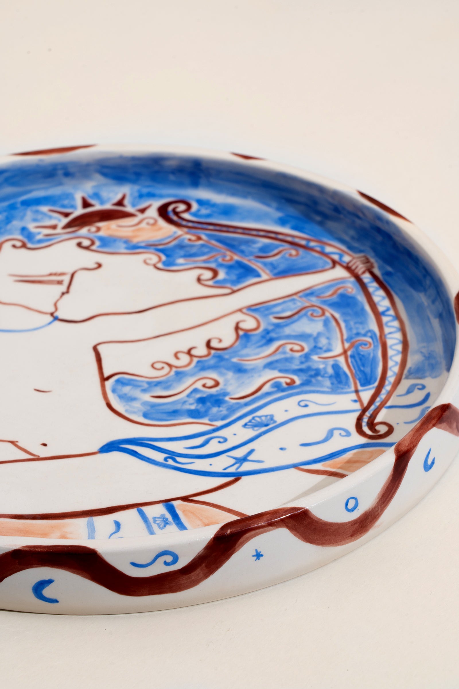 THE HUNTRESS - CERAMIC PLATTER