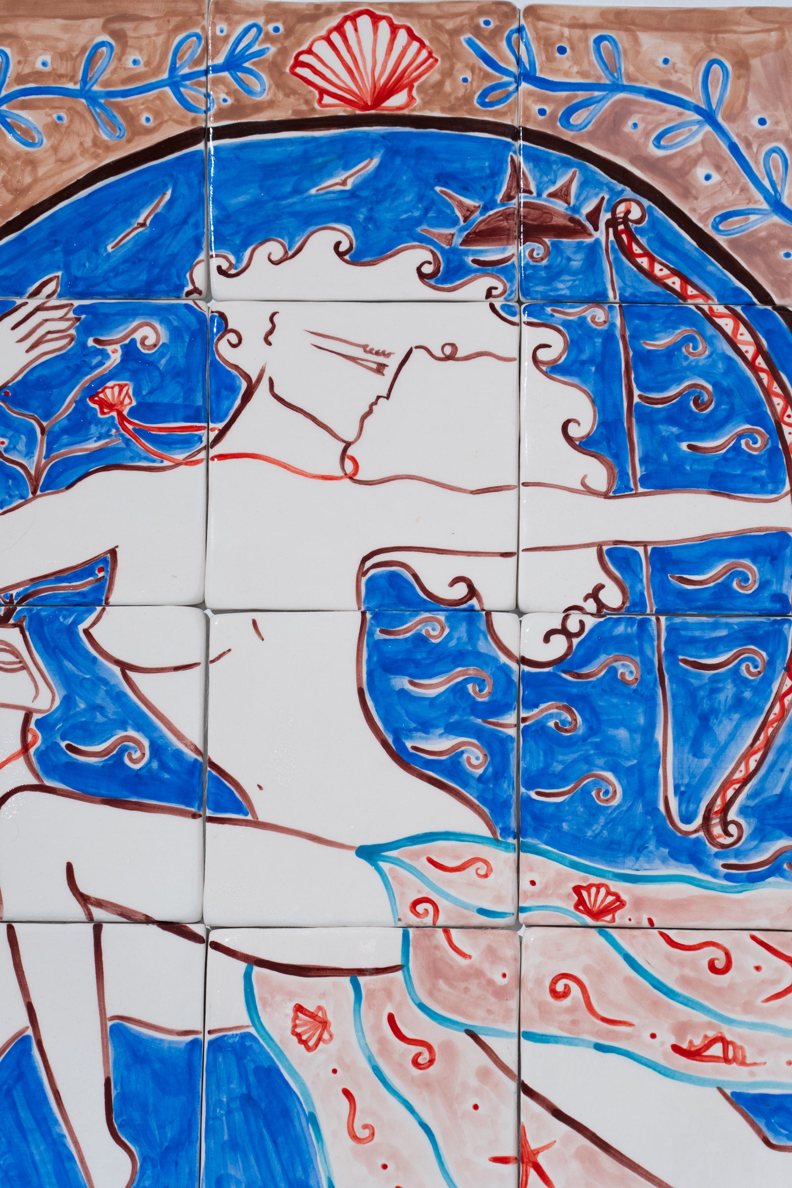 THE HUNTRESS - MOSAIC PAINTING 39CM X 52CM