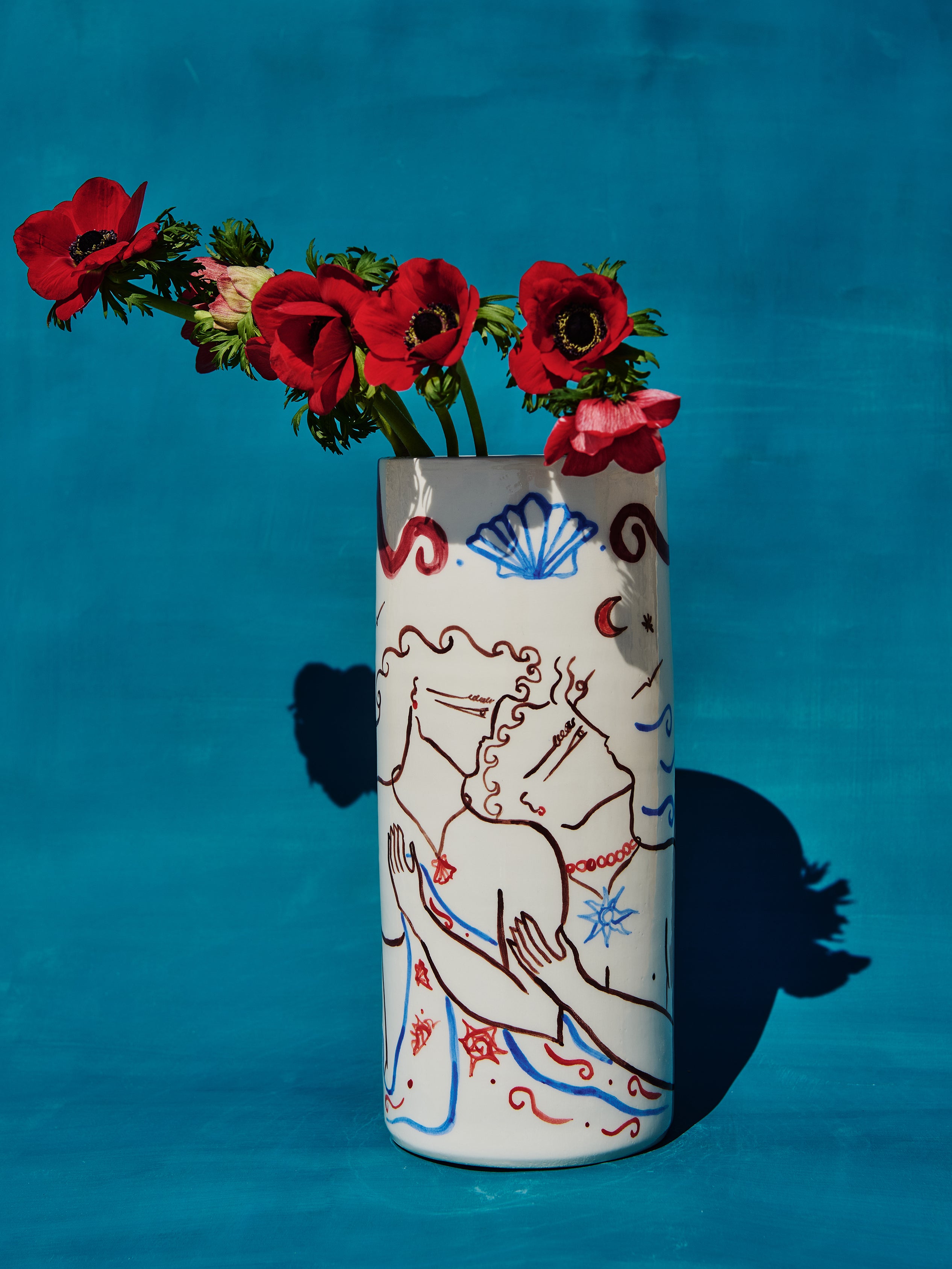 EROS & PSYCHE - CERAMIC VASE