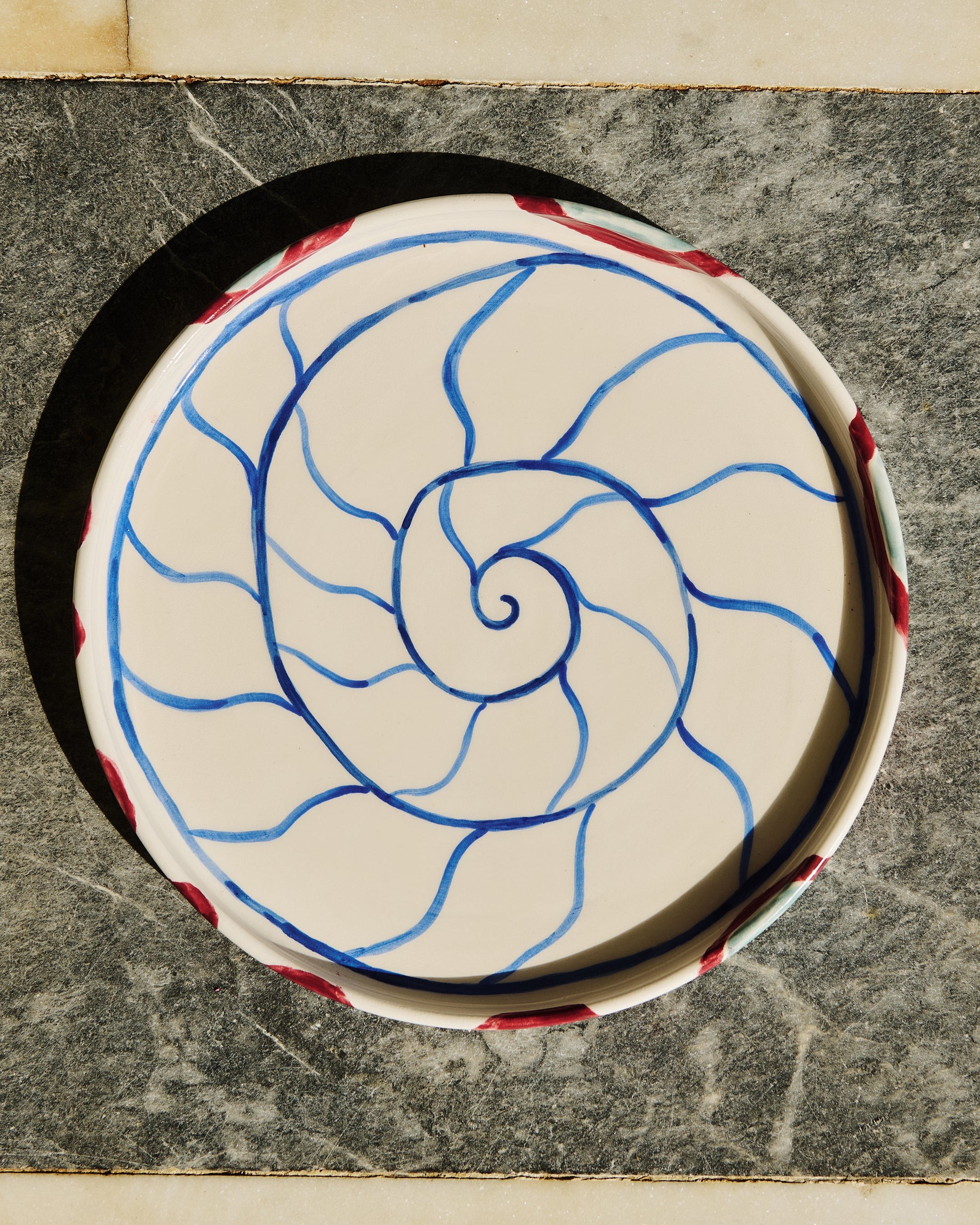 NAUTILUS - CERAMIC PLATTER