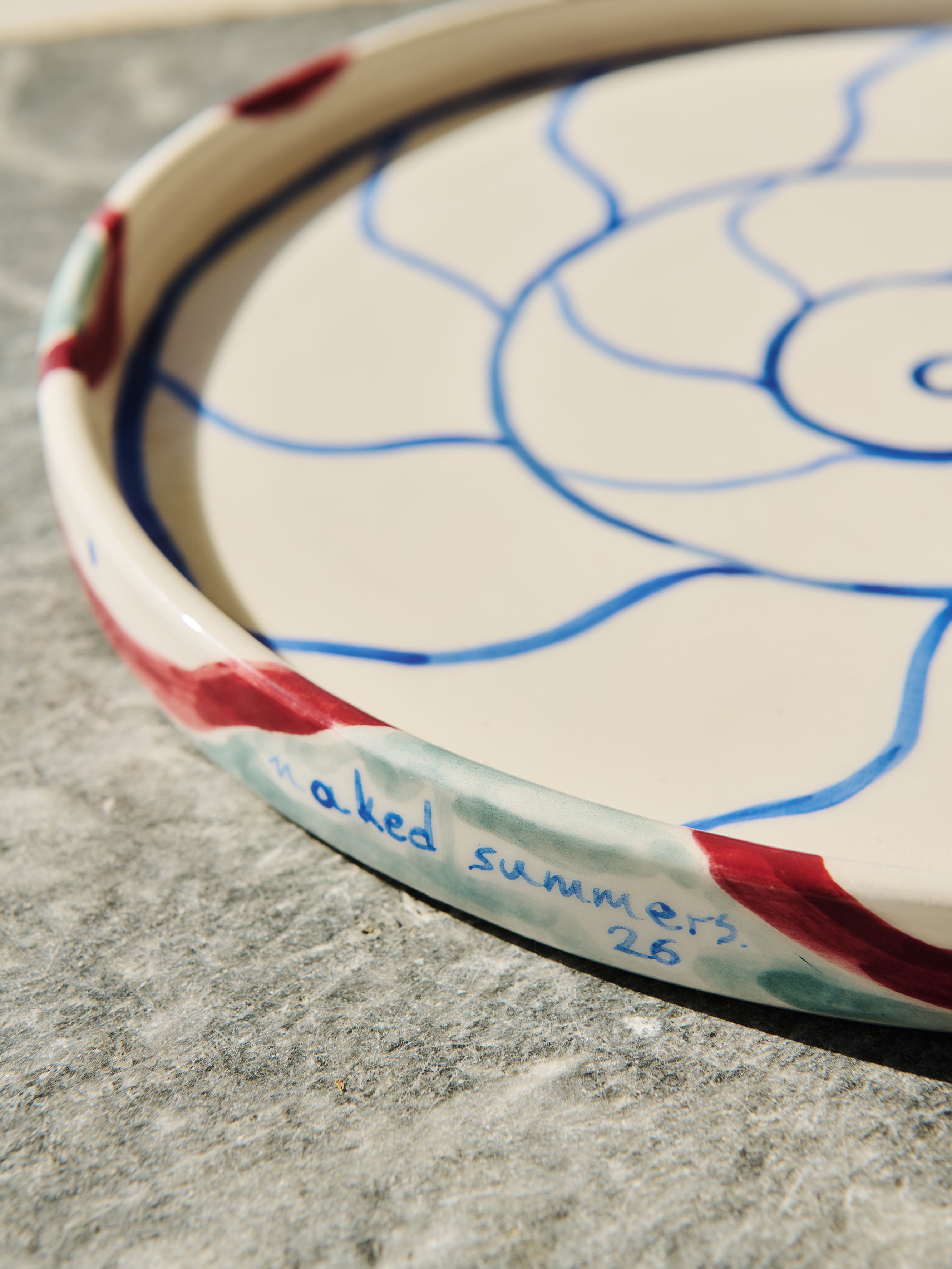 NAUTILUS - CERAMIC PLATTER