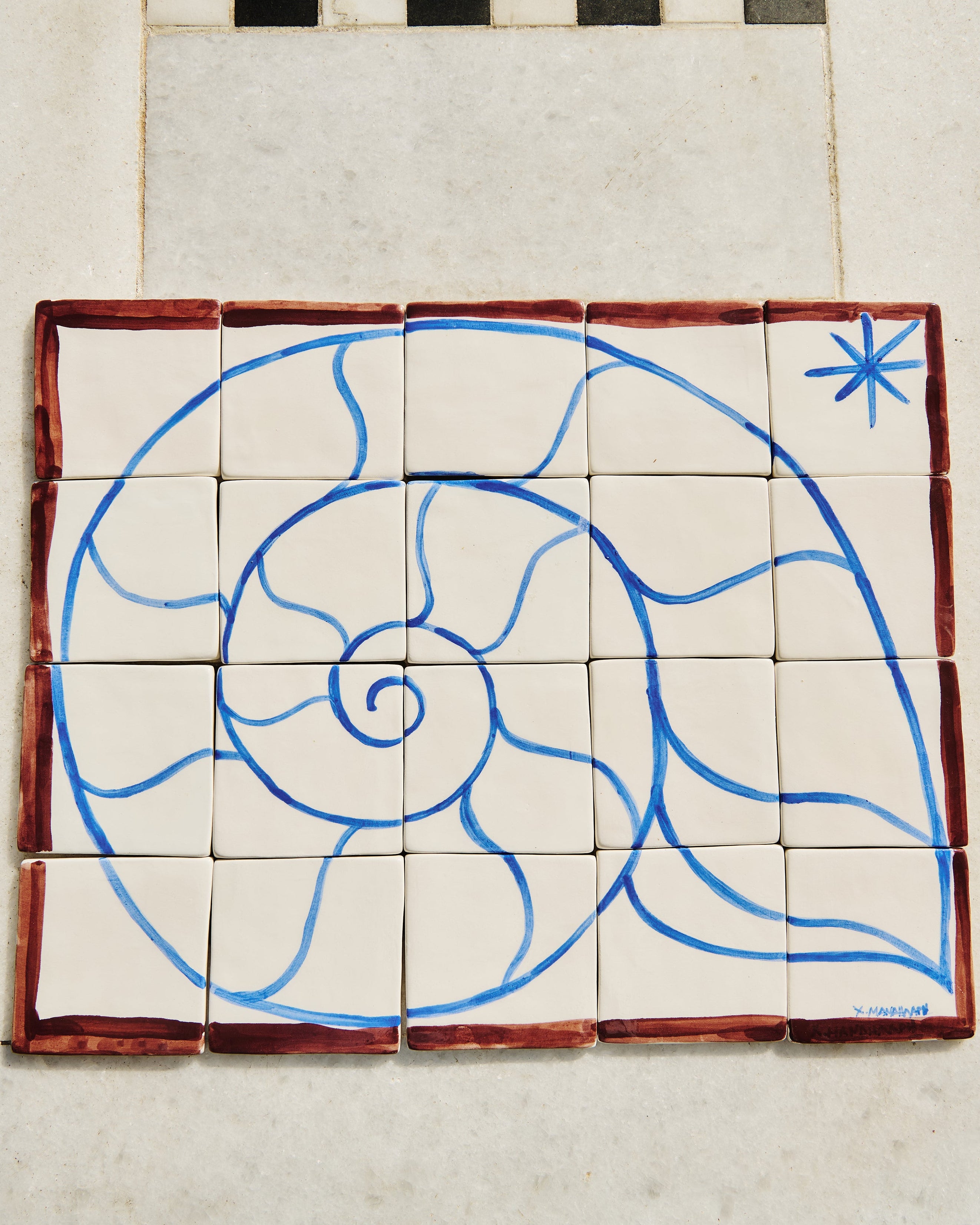 NAUTILUS - CERAMIC TILES MOSAIC