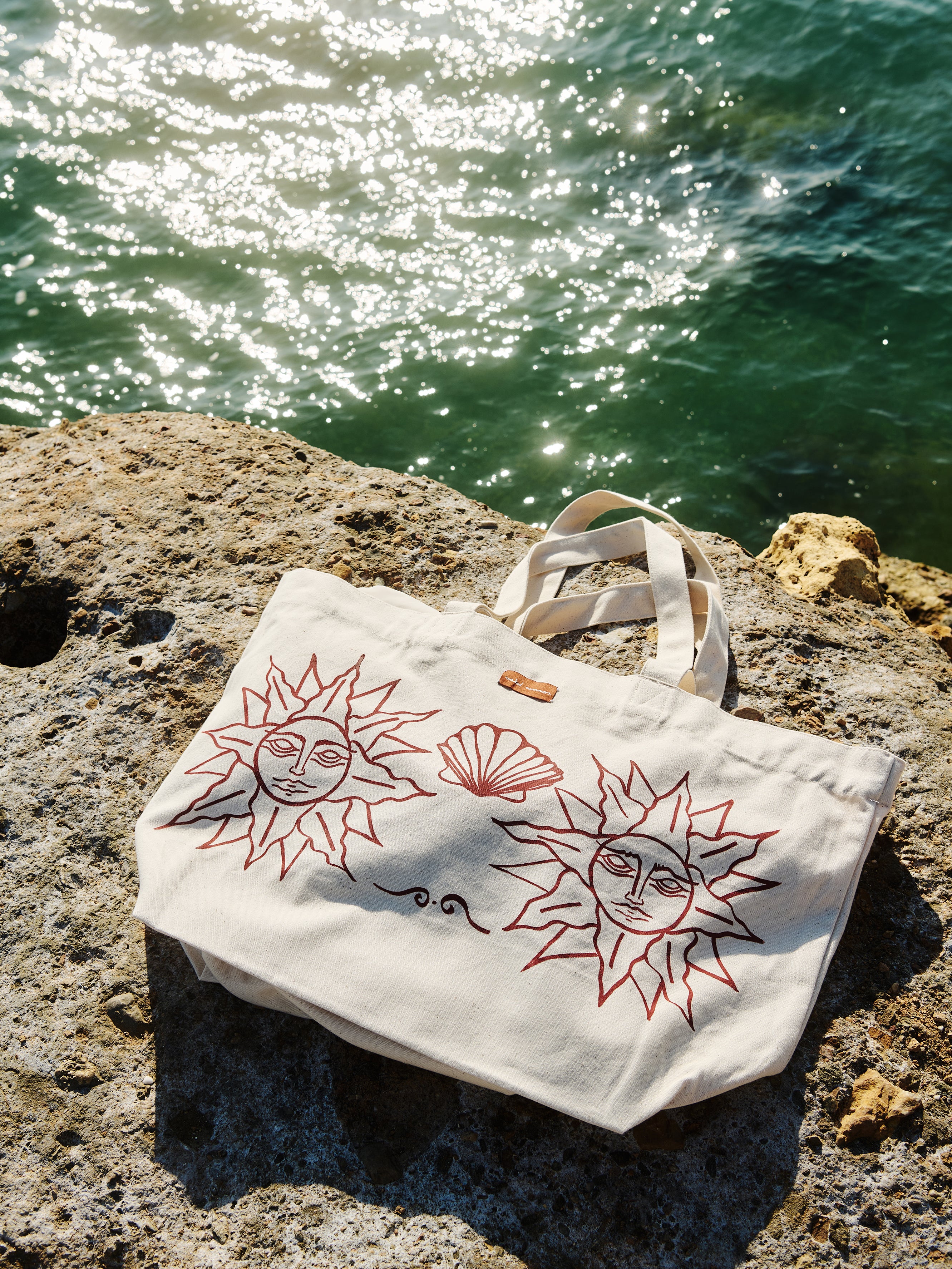 SUNS & SHELL - CANVAS BAG