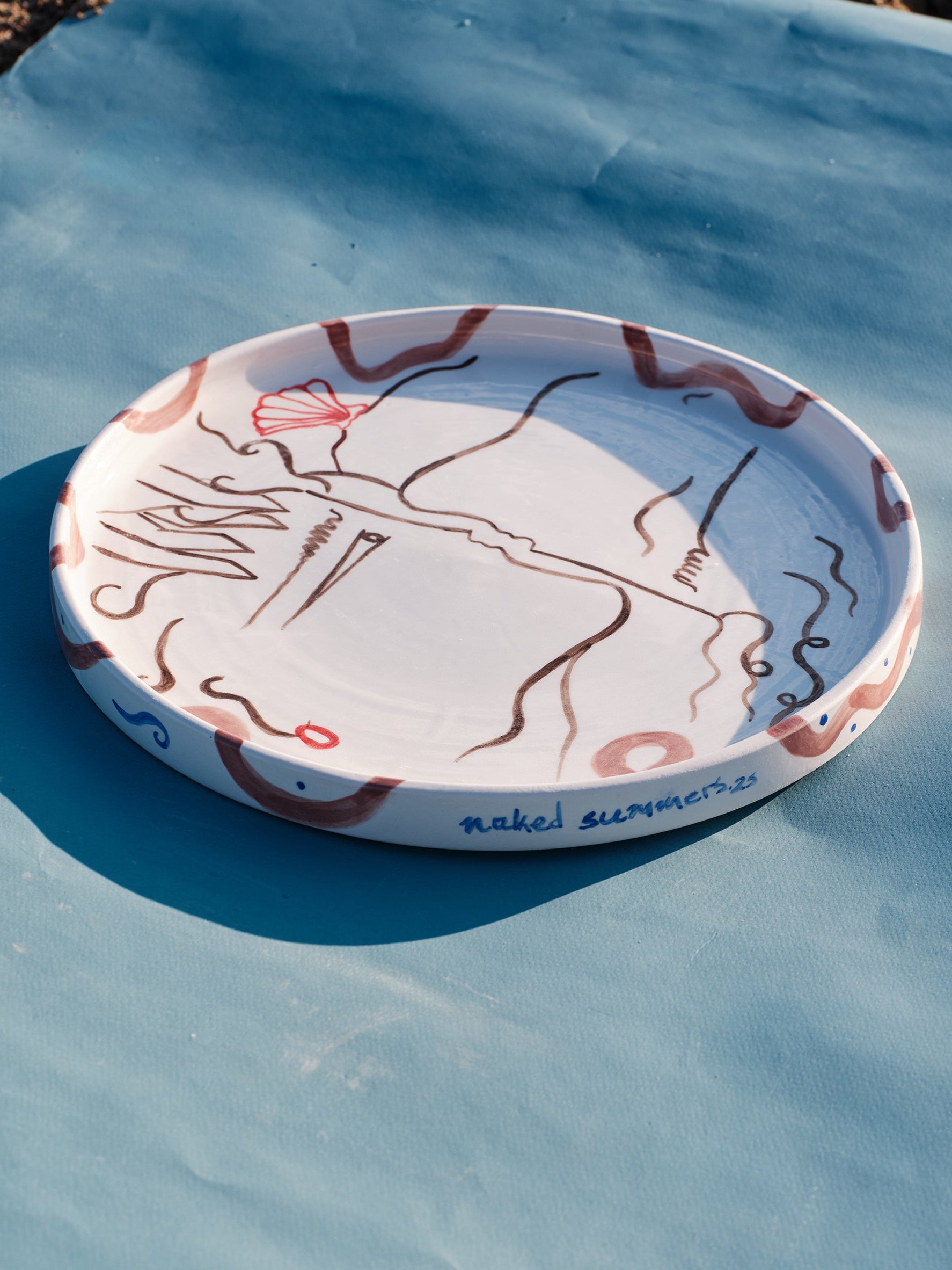 THE KISS II - CERAMIC PLATTER