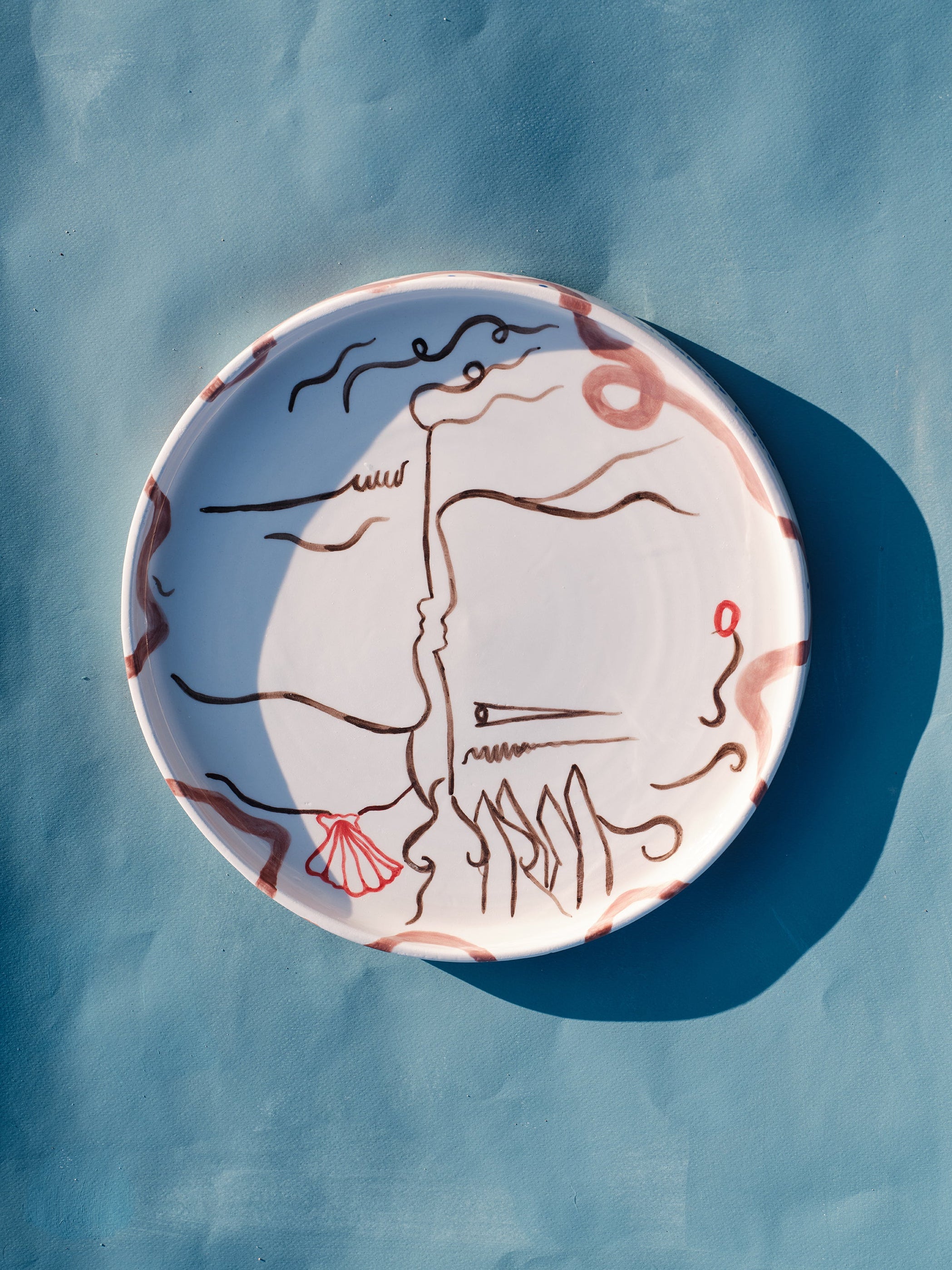 THE KISS II - CERAMIC PLATTER