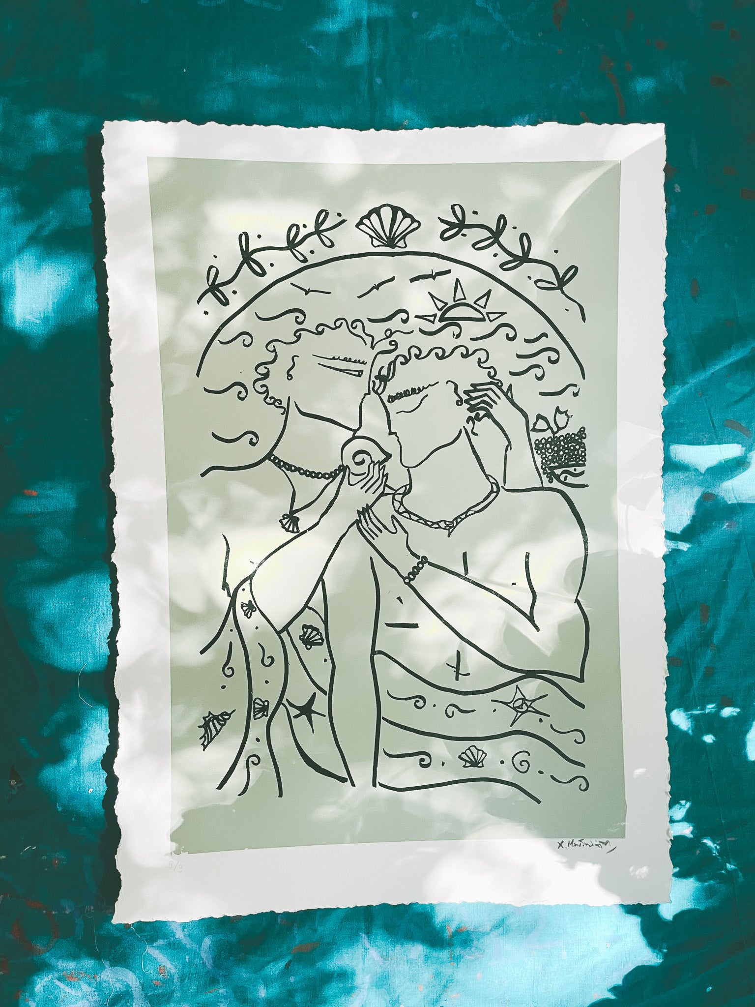 HEARTBEAT - SILKSCREEN PRINT 50 X 70 CM / LIMITED EDITION