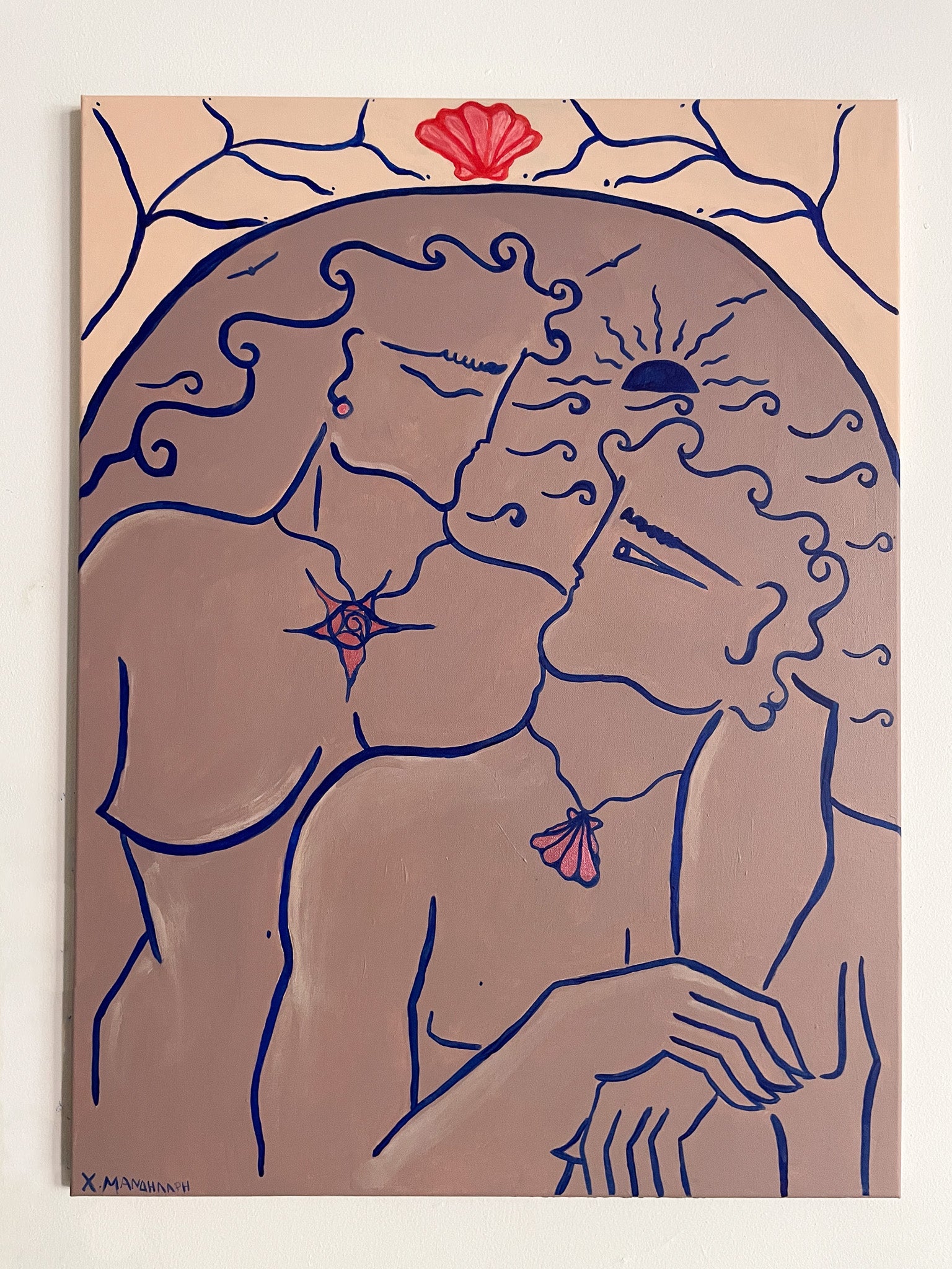 THE COUPLE - PAINTING 60 X 80CM