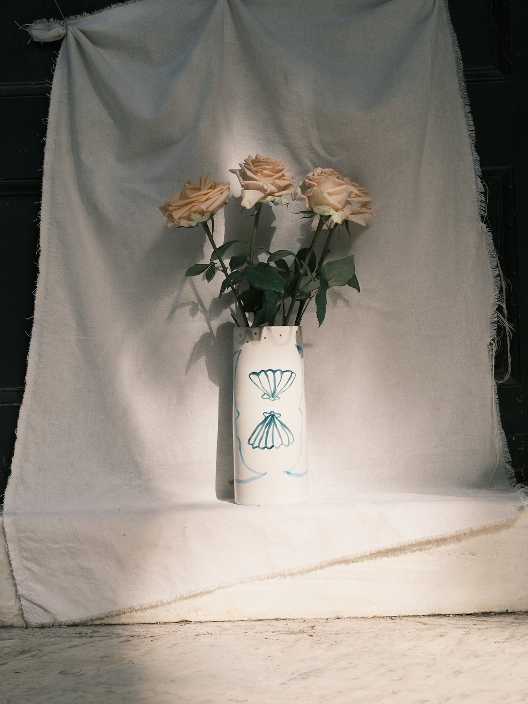 BLUE MOONS - CERAMIC VASE