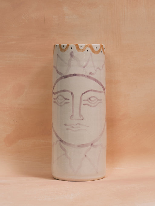 PURPLE SUN - CERAMIC VASE