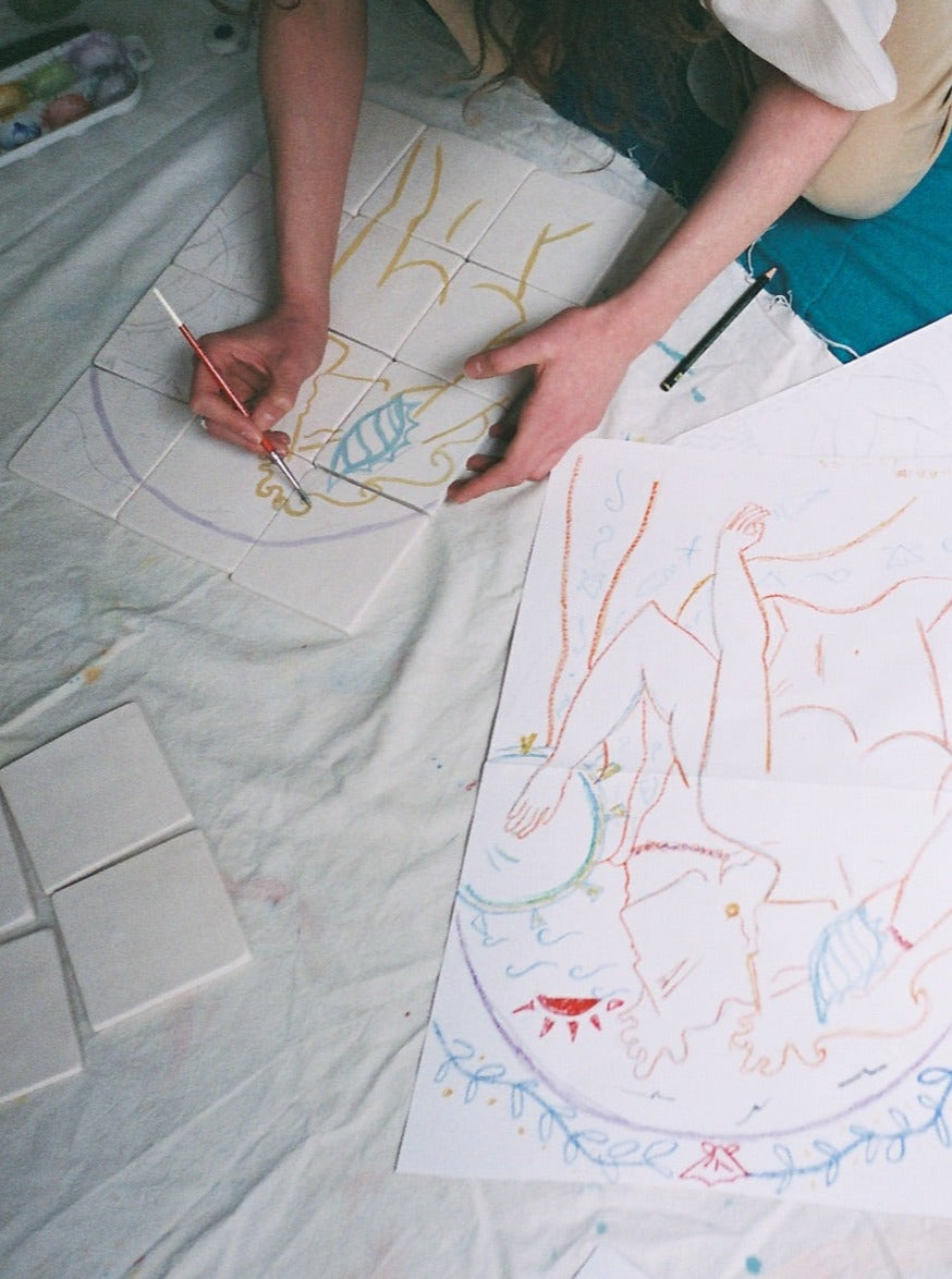 PAINTING ON CERAMIC TILES WORKSHOP - 16.12.2023
