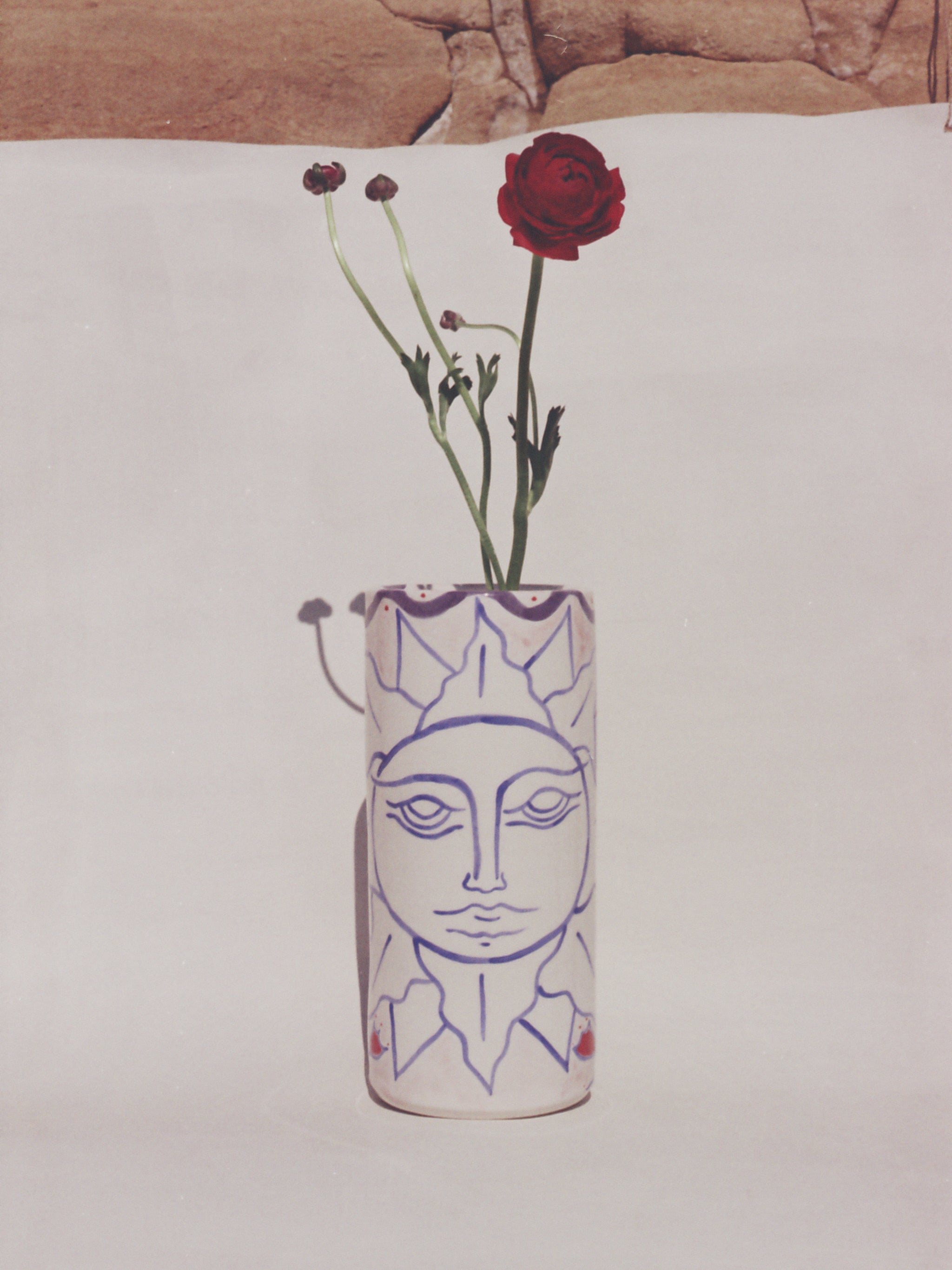 SUN - CERAMIC VASE