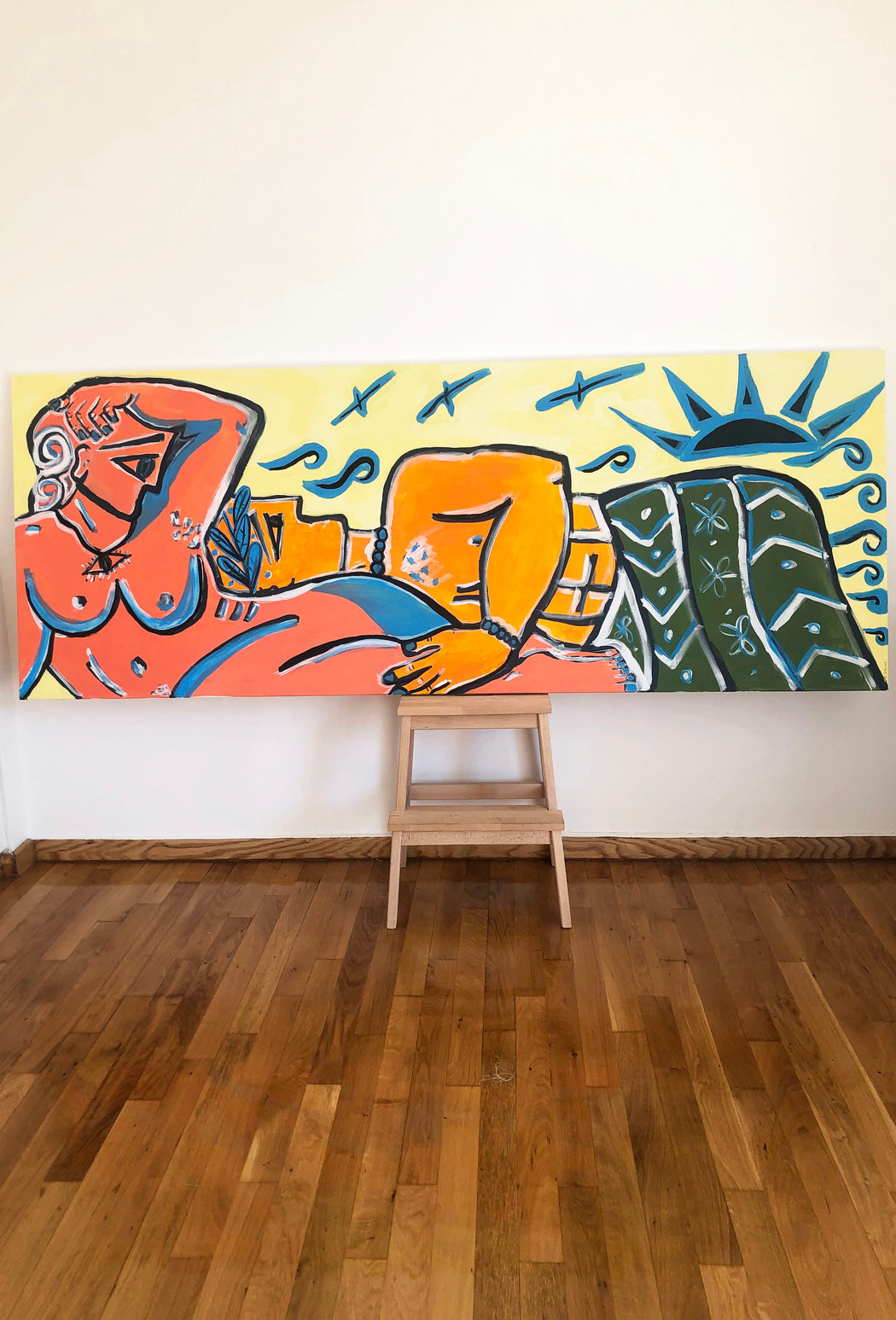 Affection - Painting 210 x 80 cm