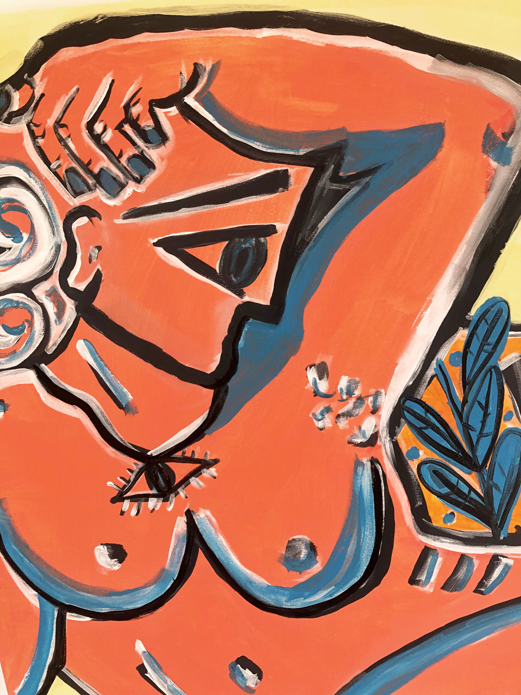 Affection - Painting 210 x 80 cm