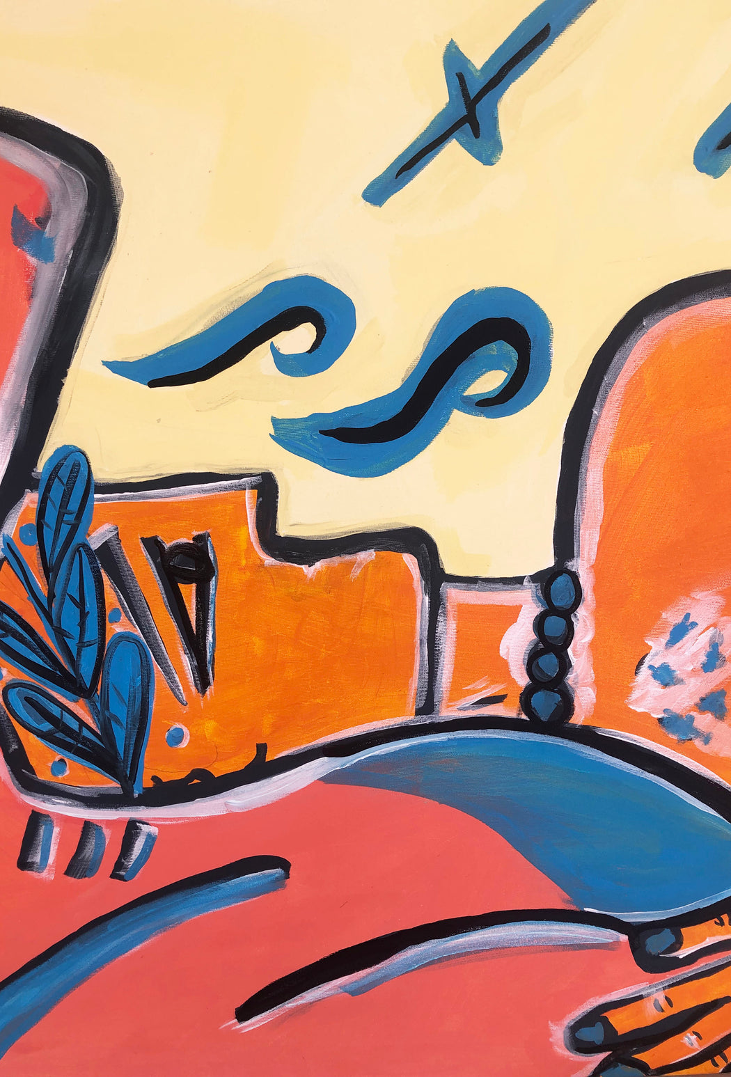 Affection - Painting 210 x 80 cm