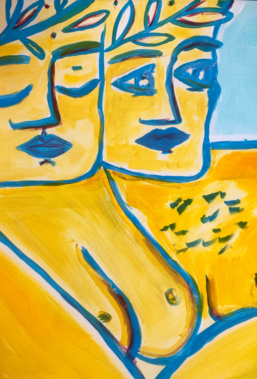Together - Painting 210 x 80 cm