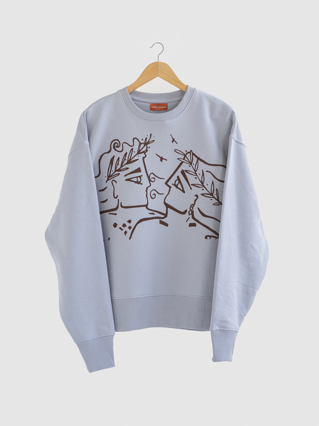 UNISEX pomegranates crewneck - blue II