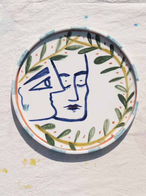 together - ceramic platter