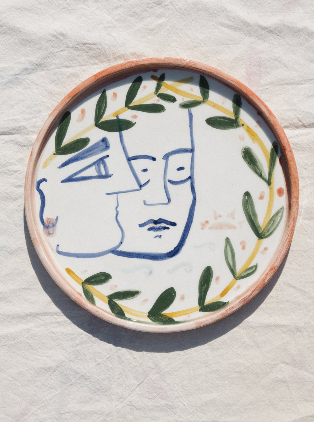 together II - ceramic platter
