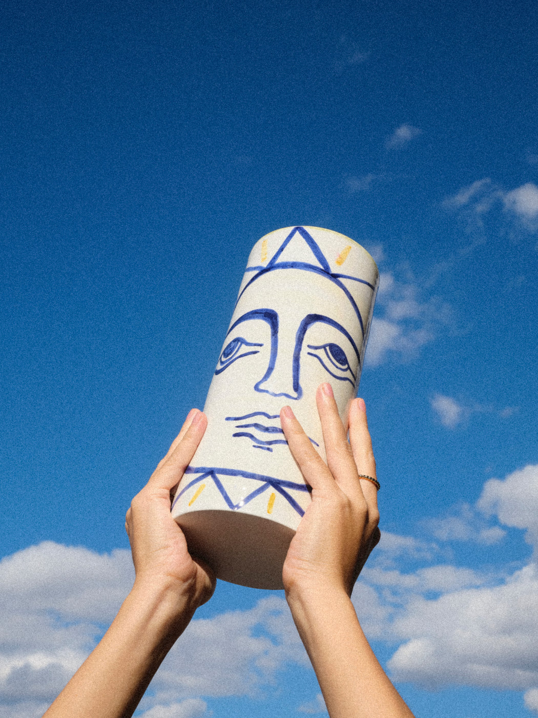 SUN - CERAMIC VASE