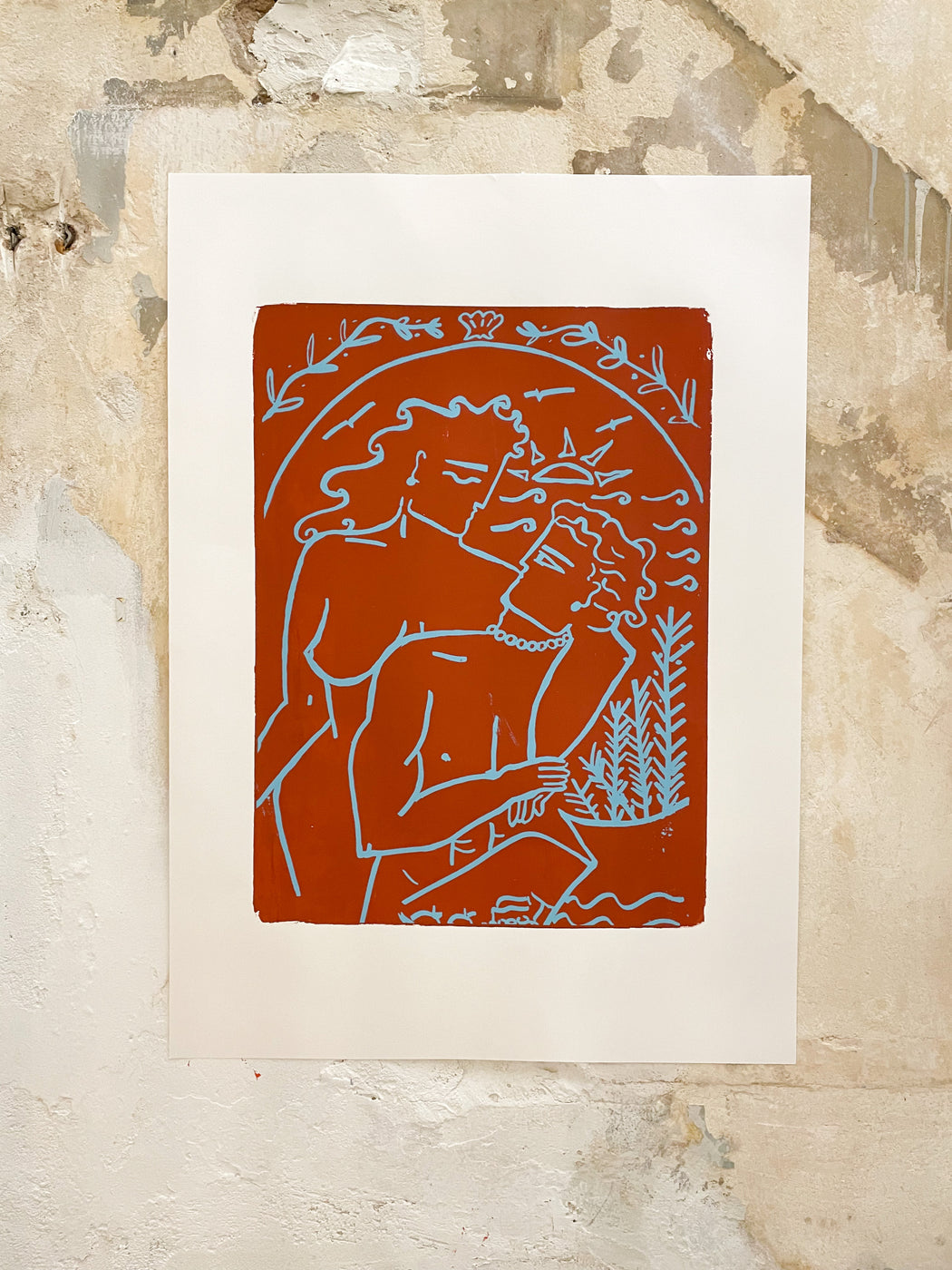 THE COUPLE II - SILSCREEN PRINTED POSTER